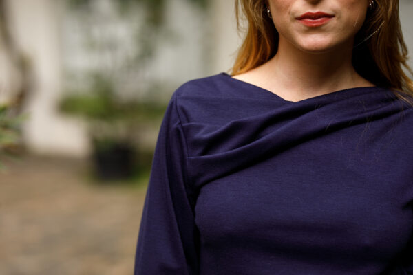 Pull Madlaina bleu-violet – Image 2