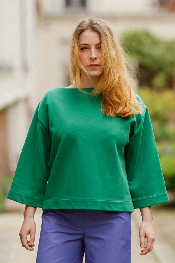 Pull Essentiel vert